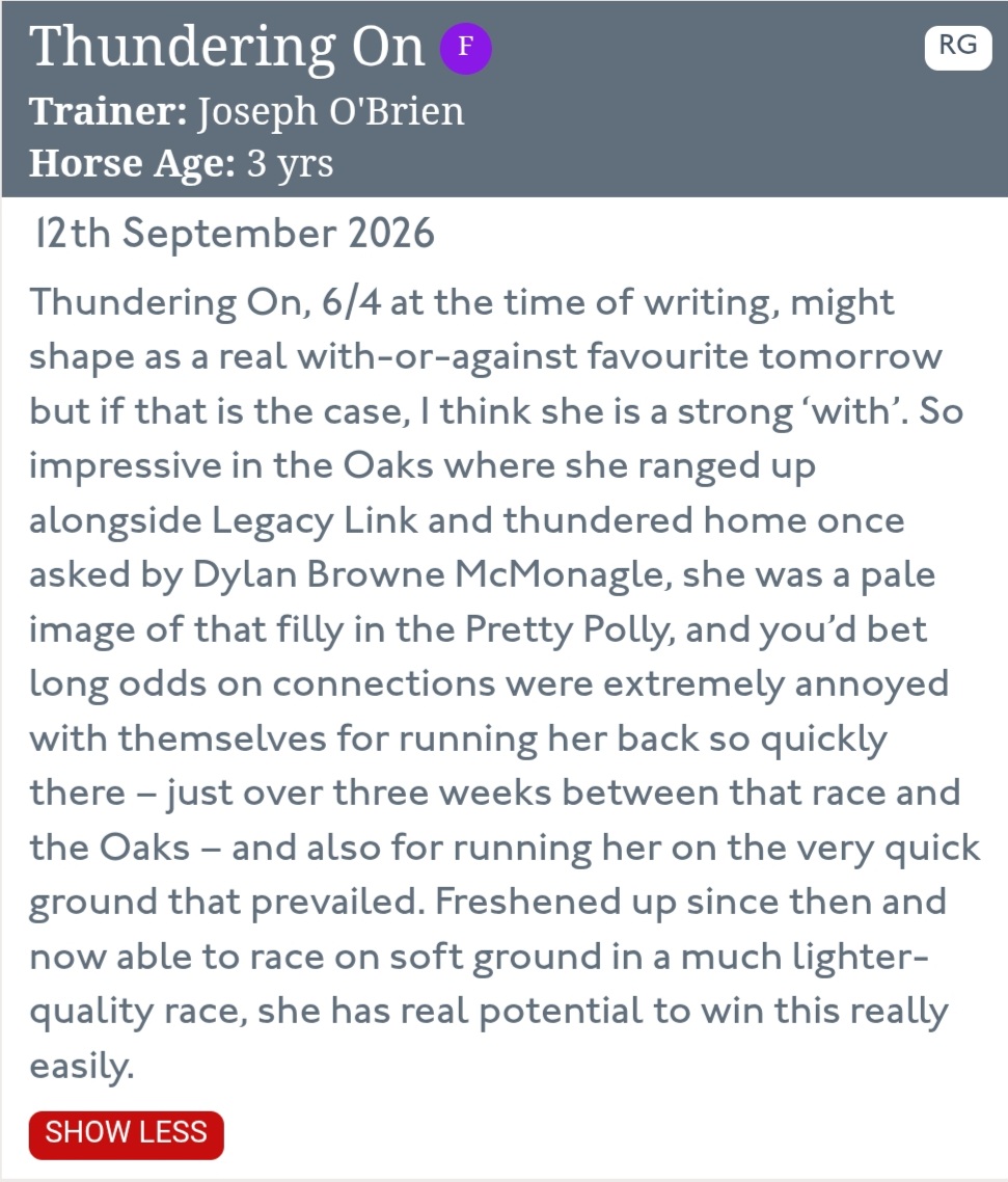 The Racehorse Database: Season - Image 16
